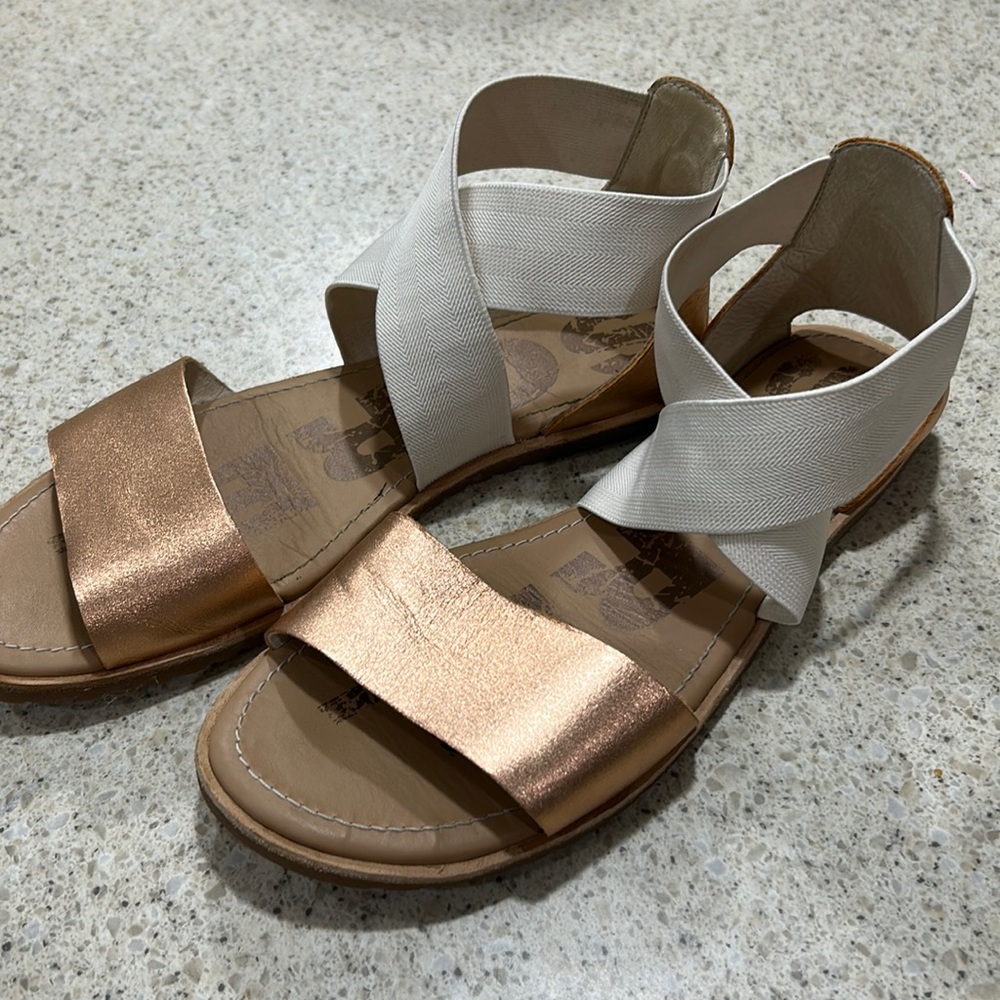 Sorel Metallic Ella Sandals